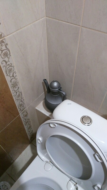 Неожиданно в туалете