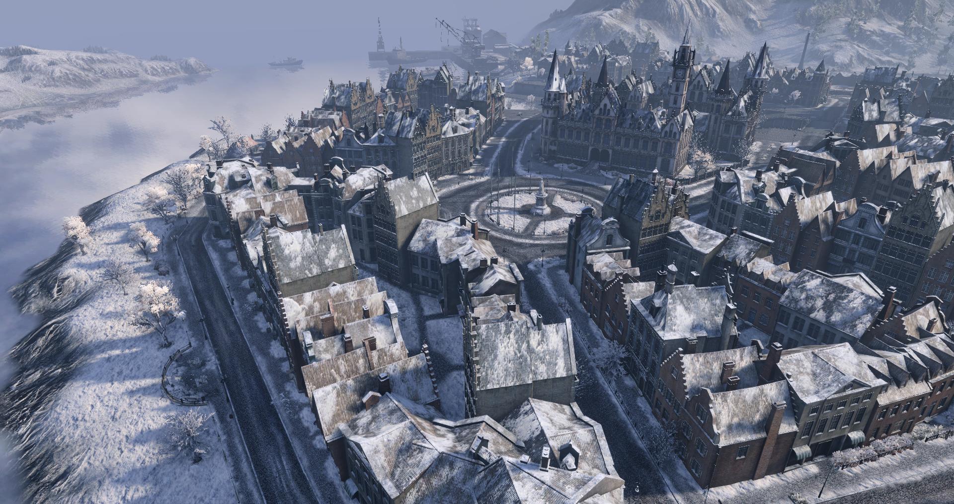 Зимняя карта мира