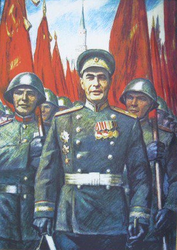 Биография Л.И. Брежнева в рисунках Бориса Лебедева