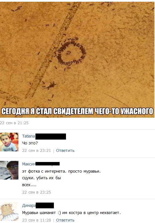 Смешные комментарии из социальных сетей