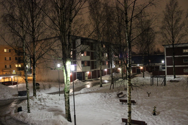 Финляндия. Подъезд нашего дома.