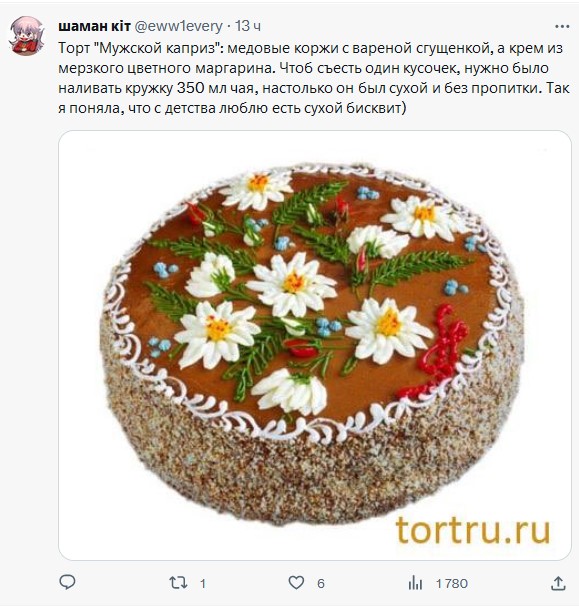 А какой пост-советский десерт у вас любимый?