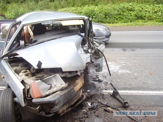 Ведущий сорвался, делая тест Ваз-2114.