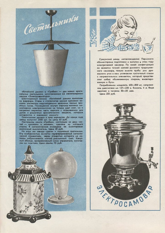 Новые товары 1958