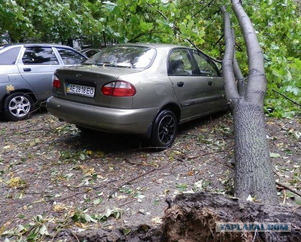 Шторм в Запорожье