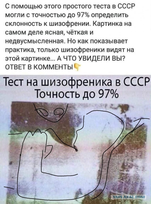 Тест шизофрения картинки