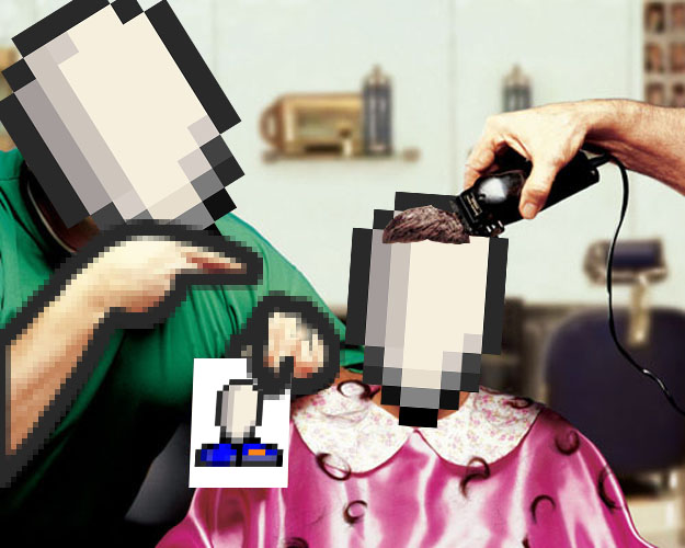 Фотожаба: в парикмахерской