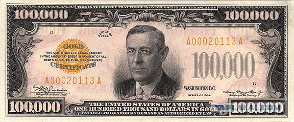 $20 трлн госдолга США в стодолларовых купюрах