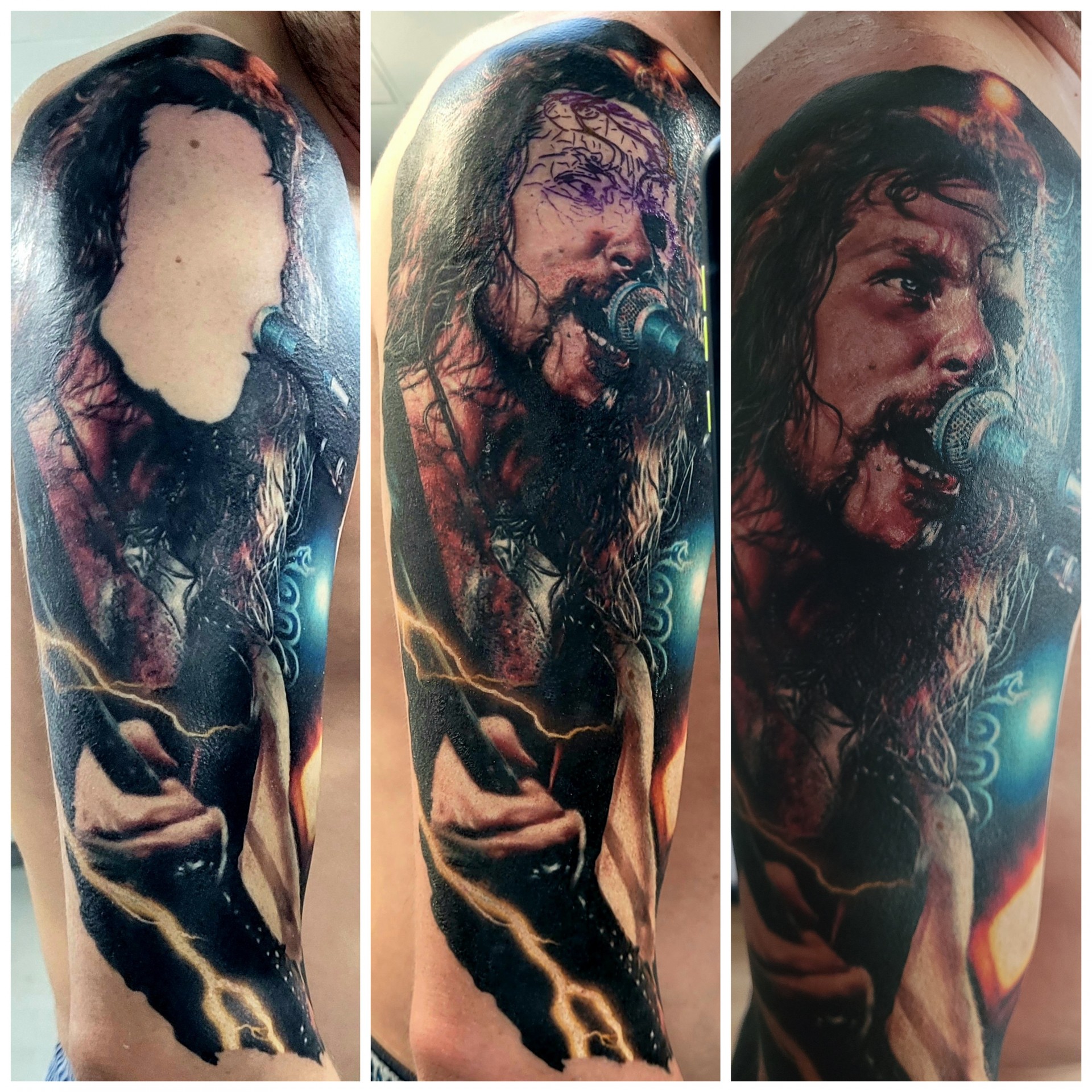 Tattoo James Alan Hetfield - ЯПлакалъ.