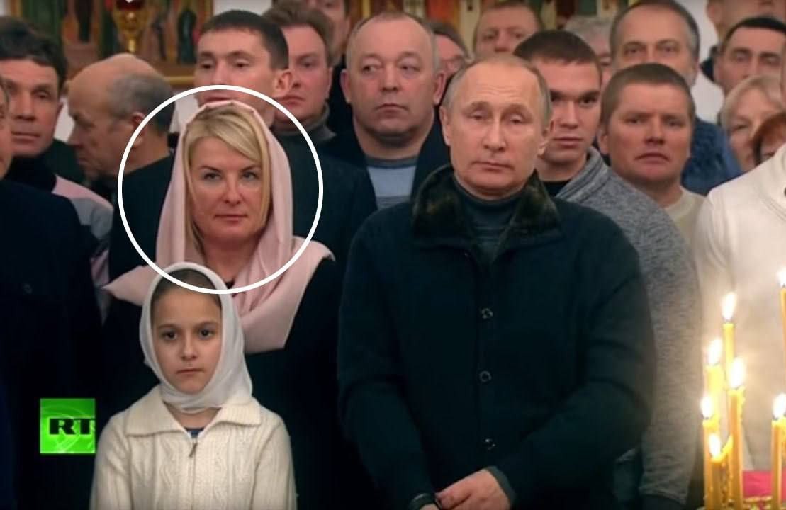 Путин с рыбаками и в церкви