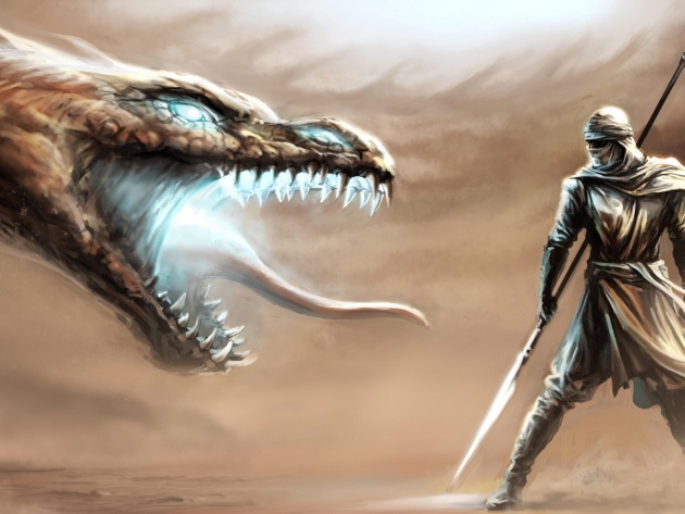 Фентези : орки, эльфы , драконы и т.п.