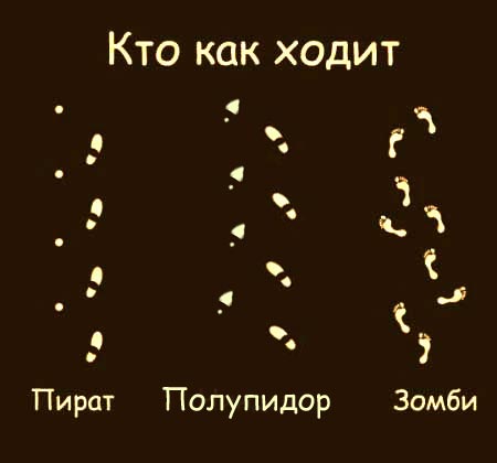 Фотожаба: Кто как ходит