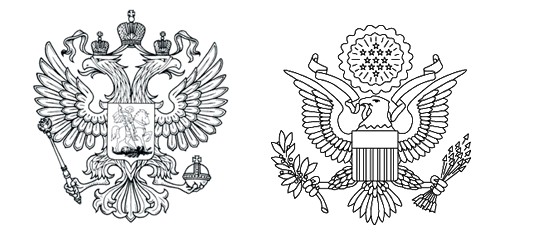 Раскраска Герб России Для Детей