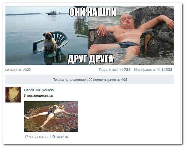 Смешные комментарии из социальных сетей 17.06.2016