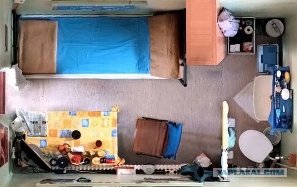 Жилищные условия немецких арестантов