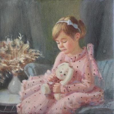 Живопись. Девочки и куклы