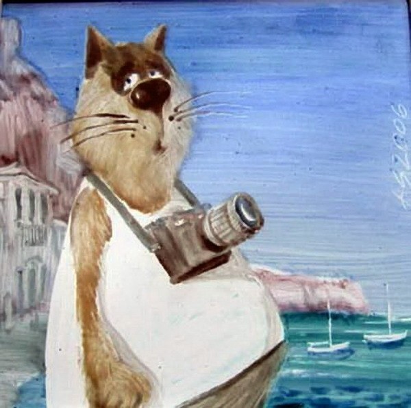 Рисованные киски