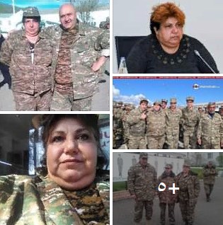 Встреча армянки с азербайджанскими солдатами