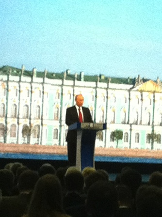 Заявления Путина на форуме в Петербурге