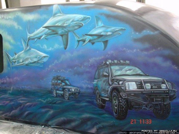 Аэрография автомобиля