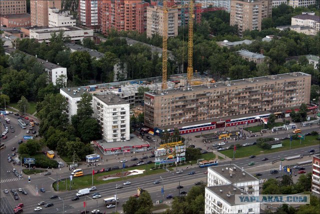 Москва с высоты птичьего полета (77 фото)