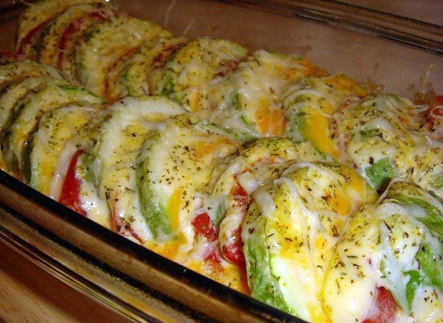 Жареный кабачок.