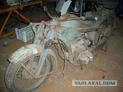В Волгограде отреставрировали мотоцикл 1941 года