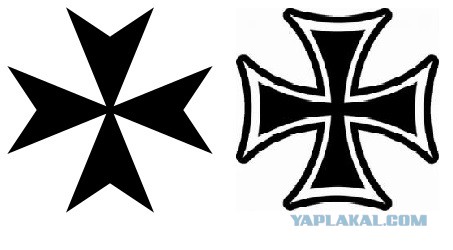 Изображение мальтийского креста