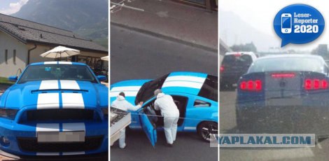 Полиция застрелила водителя ''Мустанга''