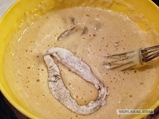 Кольца кальмара в пивном кляре:)