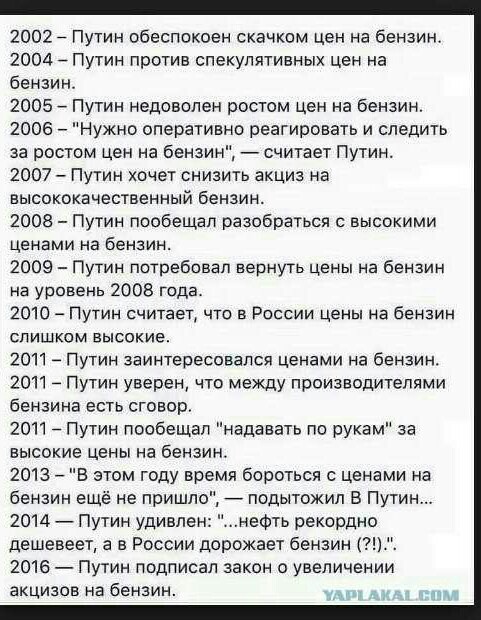 Цены на заправках в США: бензин стоит 21 рубль