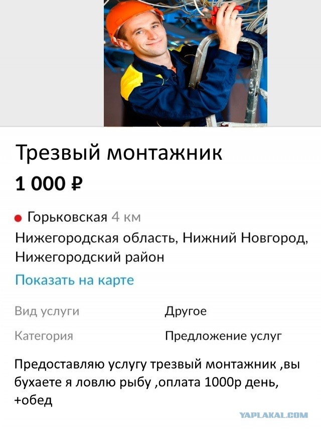 Новинка в сфере услуг: "Трезвый рыбак"