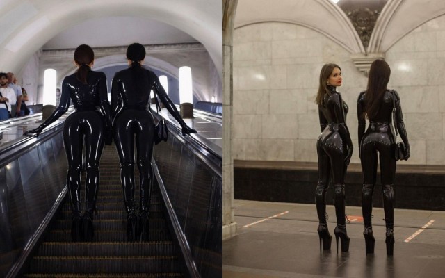 Модники, которые порой встречаются в нашем метро