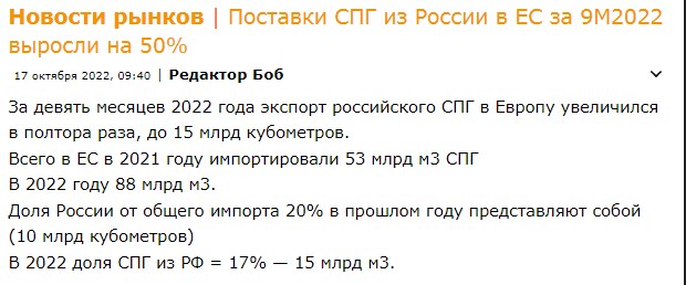 Флотилия СПГ-танкеров обвалила цены на газ в Европе