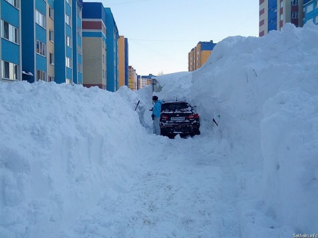 Владивосток заснеженный