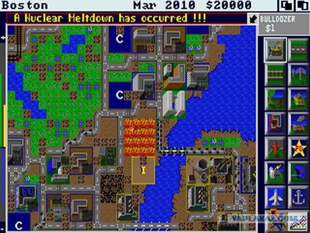 Удар молнии на расстоянии в несколько метров