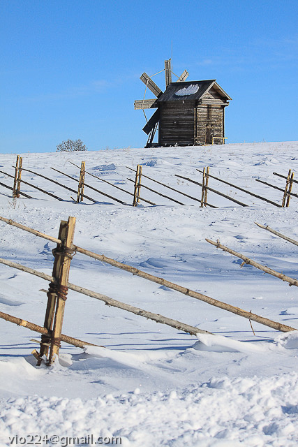 Зимой в Кижи