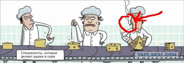 Откуда берутся дырки в сыре?