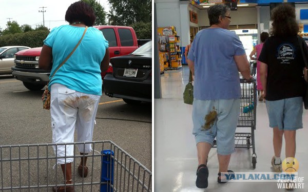 Смешные люди в Walmart