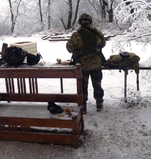 На одной тренировке спецназа