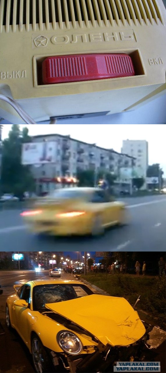ДТП Казань. Porsche 911 и Daewoo Nexia