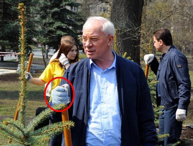 В.Кличко на субботнике