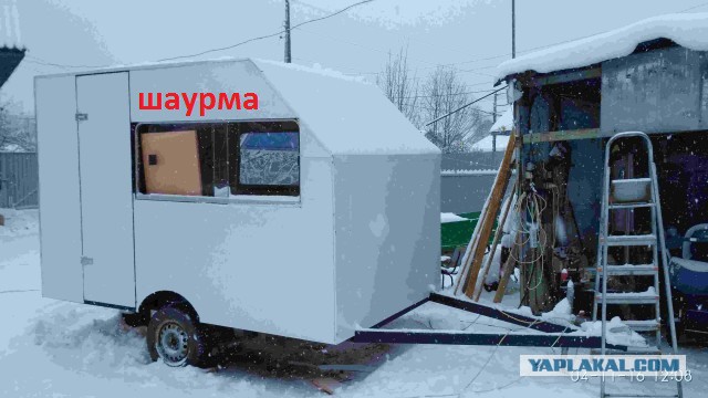 Самодельный прицеп дача, караван