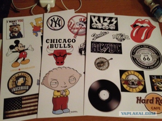 Sticker bomb