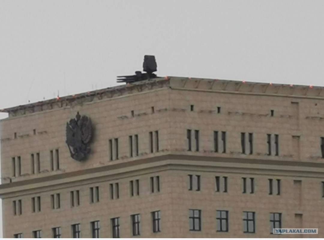 В москве устанавливают пво на крыше