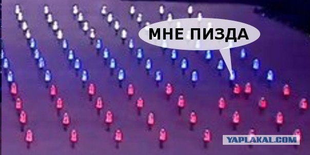 Часть открытия олимпиады