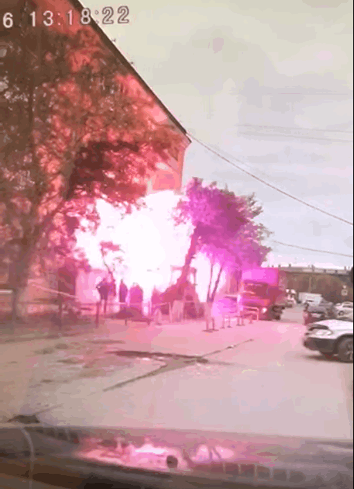 Появилось видео взрыва газа  в Волгограде