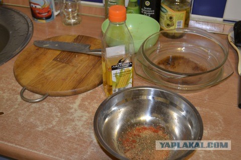 Фаршированная курица.