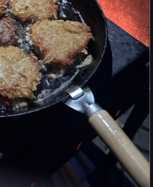Драники с мясом