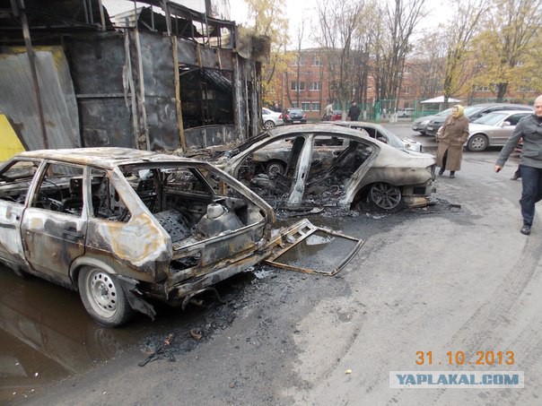 За ночь 15 автомобилей